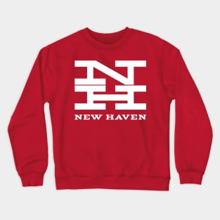 New Haven Railroad 1954 White Logo With Name Crewneck Sweatshirt